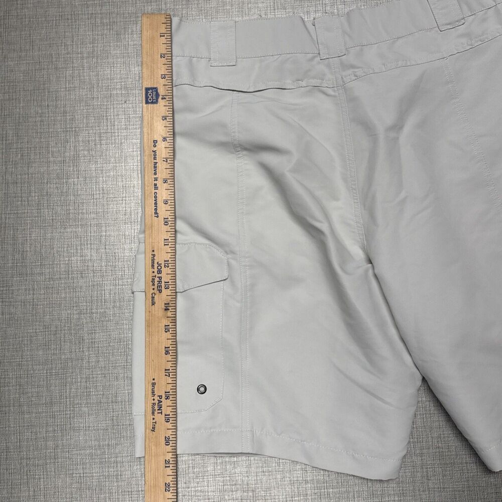 Bimini Bay Outfitters Cargo Shorts Mens 38‎ Tan Lightweight Outdoors Zip Pockets - Picture 5 of 7